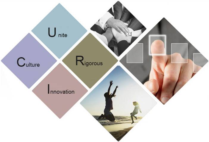 A sailboat and four values of enterprise culture combination.